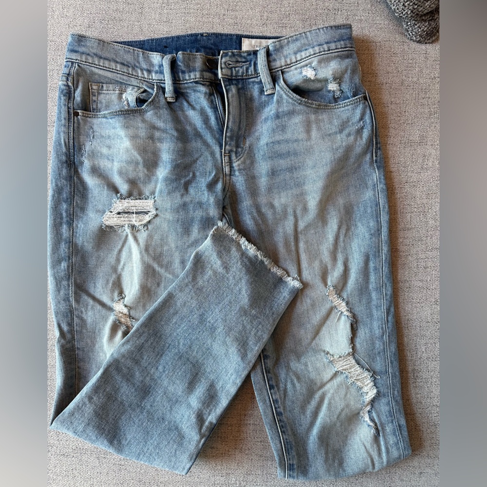 Treasure and Bond Distressed Light Blue Jeans